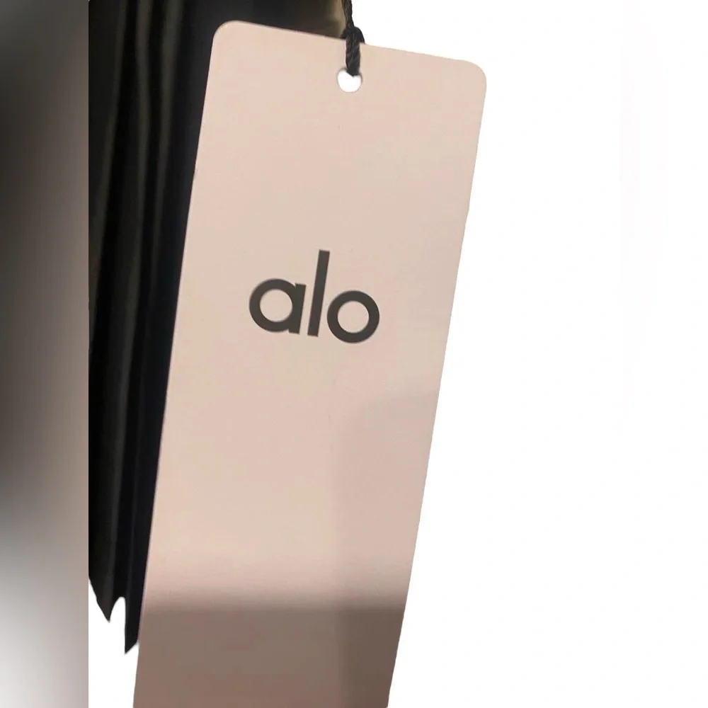 ALO Yoga Black Pleated Athletic Skirt